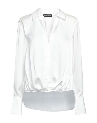 Vanessa Scott Woman Shirt White Size L Polyester