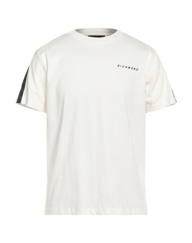 Richmond Man T-shirt Ivory Size Xl Cotton In White