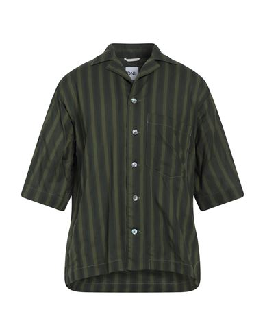 Dnl Man Shirt Military Green Size M Cotton