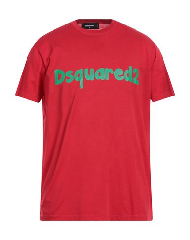 Dsquared2 Man T-shirt Red Size 3xl Cotton
