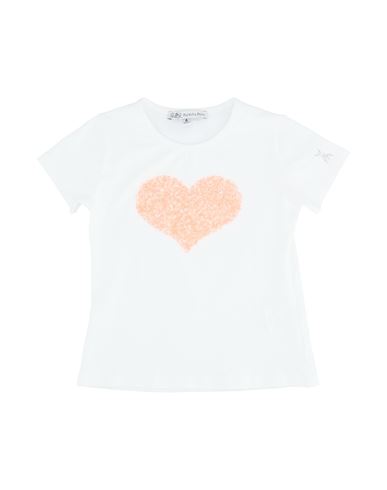 Patrizia Pepe Babies'  Toddler Girl T-shirt White Size 4 Cotton, Elastane