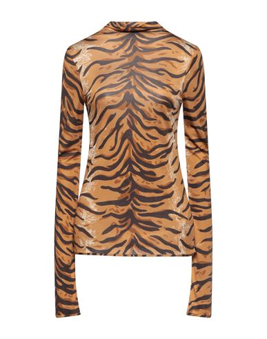 Jil Sander Woman T-shirt Camel Size 2 Silk In Beige