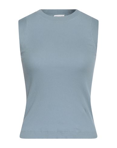 Brunello Cucinelli Woman Sweater Light Blue Size L Cotton