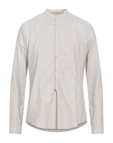 Shop Dnl Man Shirt Light Grey Size 15 ½ Cotton, Silk