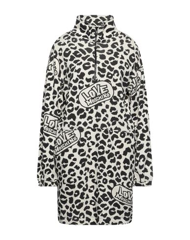 Love Moschino Woman Short Dress Off White Size 6 Cotton