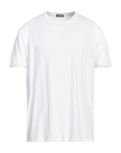 Rossopuro Man T-shirt White Size 8 Cotton, Elastane