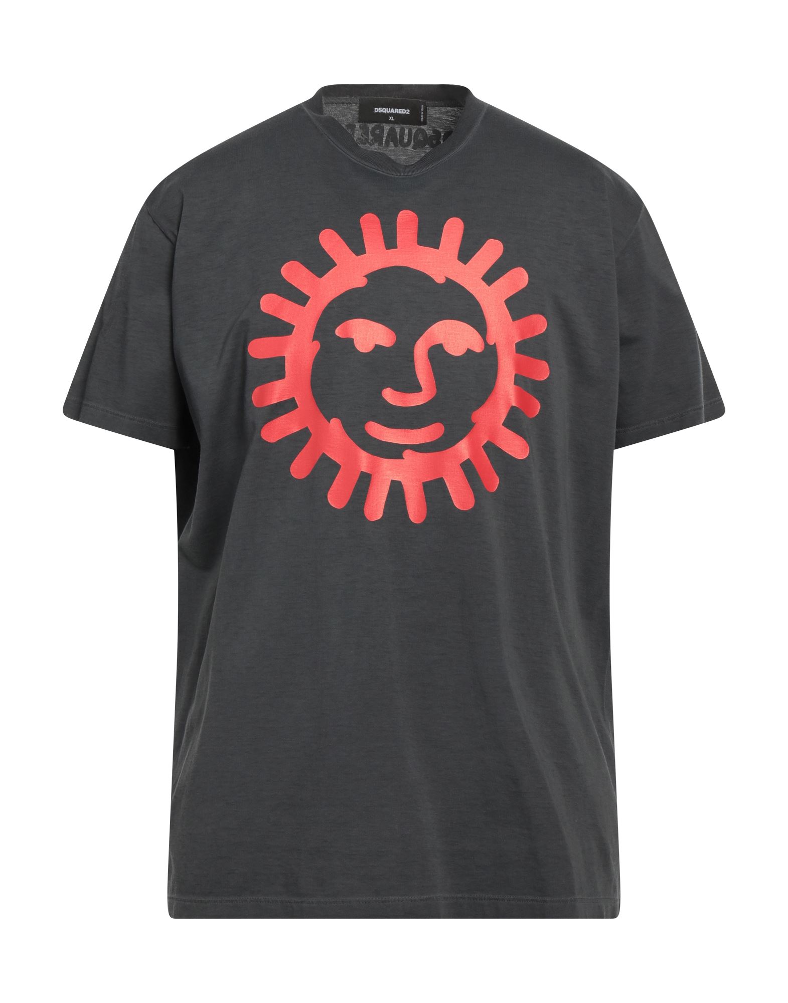 D SQUARED2 ディースクエアード 半袖 Ｔシャツ ラウンドカラー DSQUARED2 ディースクエアード Tシャツ 半袖 クルーネック 丸首