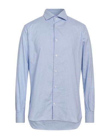 Glanshirt Man Shirt Sky Blue Size 17 ½ Cotton