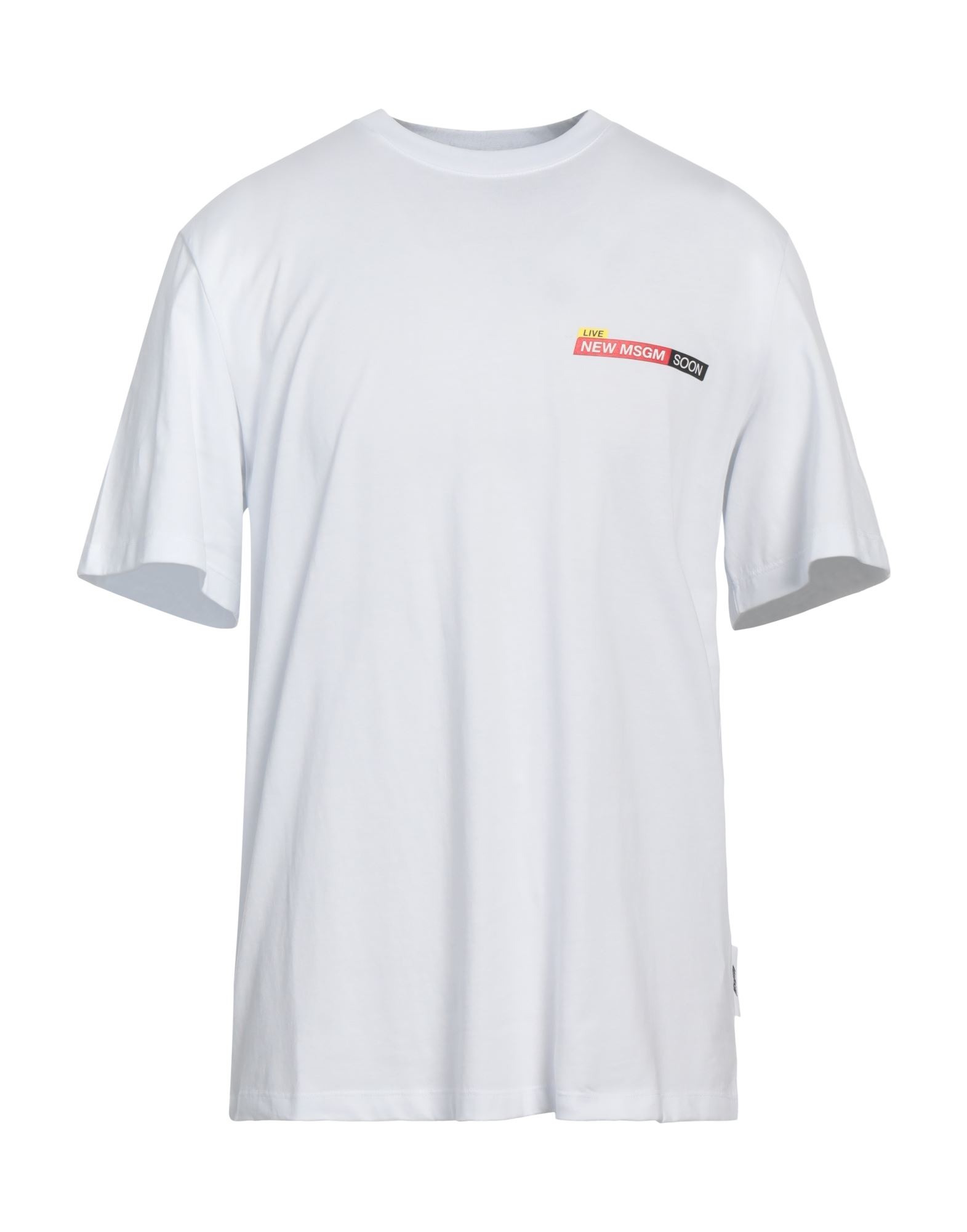Tシャツ・カットソー MSGM Men T-shirt Black 3840MM141257002 99 セール】MSGMカットロゴ Tシャツ（Tシャツ/カットソー）｜MSGM