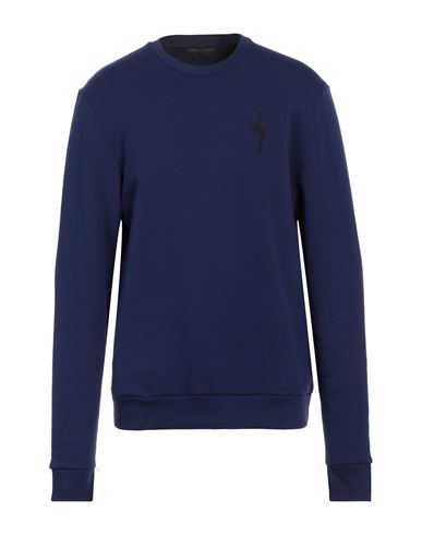 Giuseppe Zanotti Man Sweatshirt Navy Blue Size 3xl Cotton