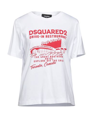 Shop Dsquared2 Woman T-shirt White Size Xs Cotton