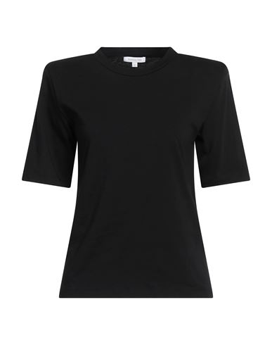 Shop Patrizia Pepe Woman T-shirt Black Size 2 Cotton