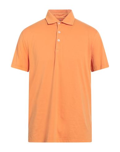 Alley Docks 963 Man Polo Shirt Orange Size Xl Cotton
