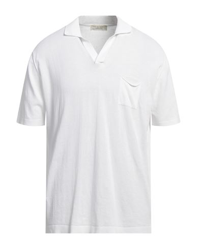 Filippo De Laurentiis Man Sweater White Size 46 Cotton