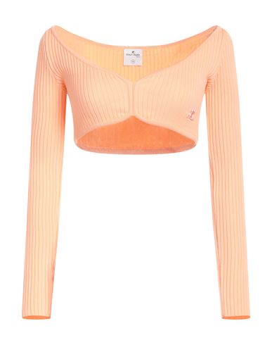Courrèges Courreges Woman Top Apricot Size Xs Viscose, Polyester In Orange