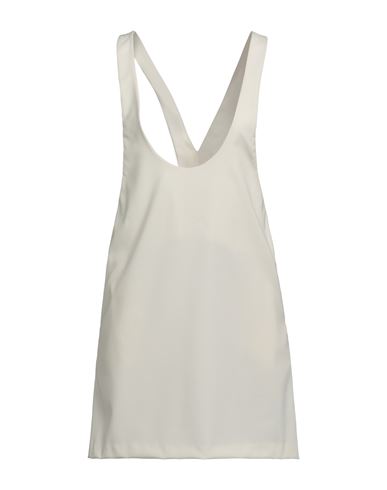 Vicolo Woman Top Ivory Size M Polyester, Viscose, Elastane In White