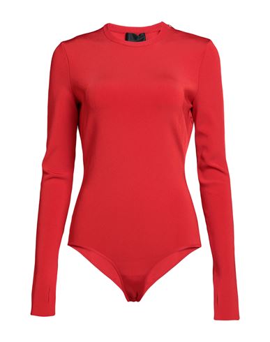Givenchy Woman Bodysuit Red Size M Viscose, Polyamide, Elastane In Red