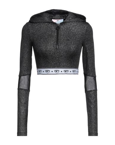 Chiara Ferragni Woman Sweatshirt Lead Size L Acrylic, Elastane In Grey