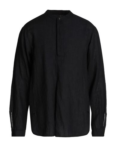 Shop Brian Dales Man Shirt Black Size 17 ½ Linen