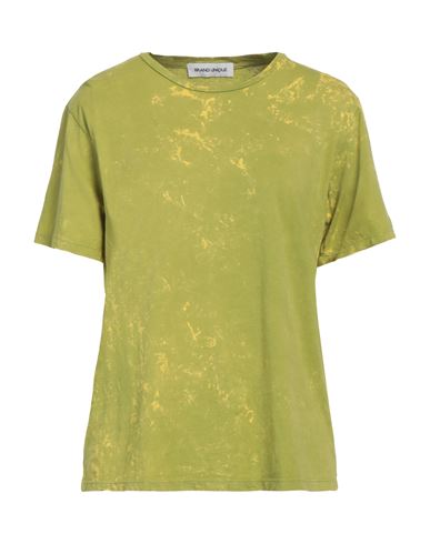 Brand Unique Woman T-shirt Light Green Size 3 Cotton