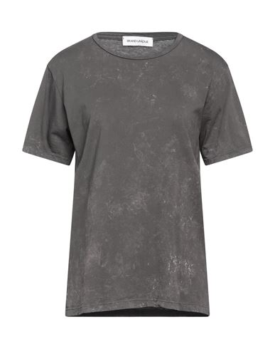 Brand Unique Woman T-shirt Lead Size 4 Cotton In Grey