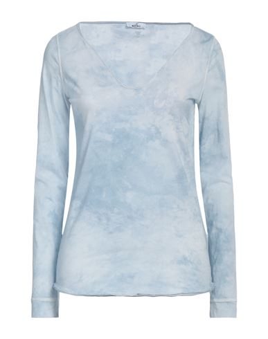 Shop Mason's Woman T-shirt Sky Blue Size 6 Cotton
