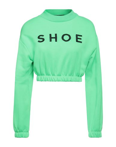 Shoe® Shoe Woman Sweatshirt Green Size Xl Cotton