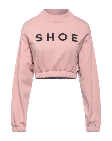 Shoe® Shoe Woman Sweatshirt Pastel Pink Size M Cotton