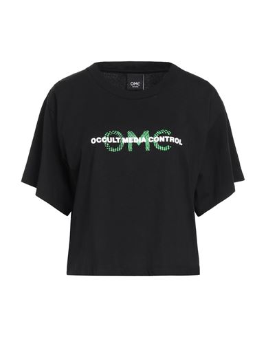 Omc Woman T-shirt Black Size M Cotton