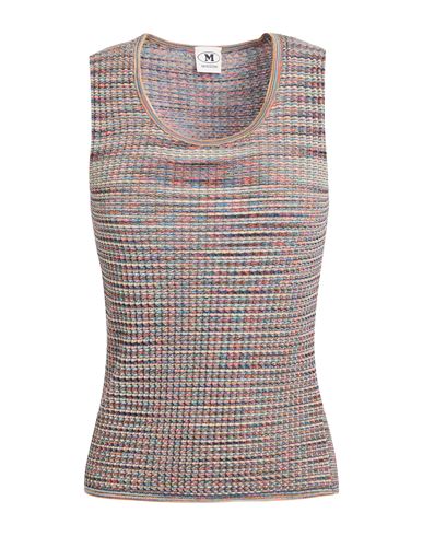 M Missoni Woman Top Mandarin Size M Cotton, Wool