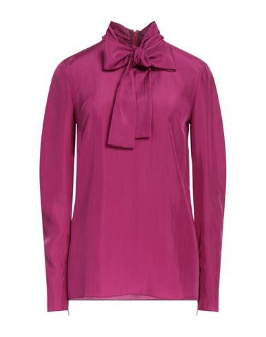 Dsquared2 Woman Blouse Fuchsia Size 2 Silk In Pink