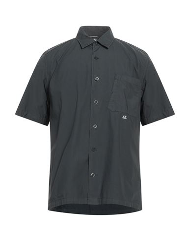 C.p. Company C. P. Company Man Shirt Grey Size Xxl Cotton