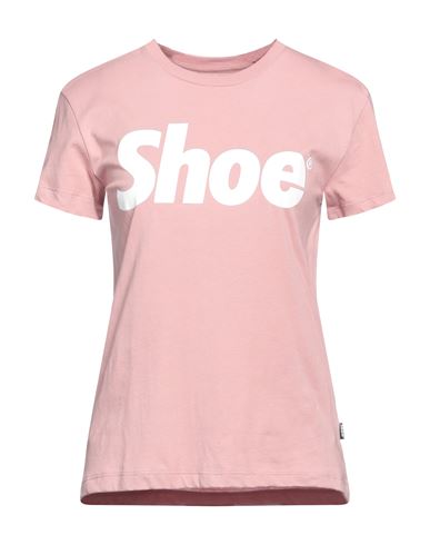 Shoe® Shoe Woman T-shirt Pastel Pink Size M Cotton