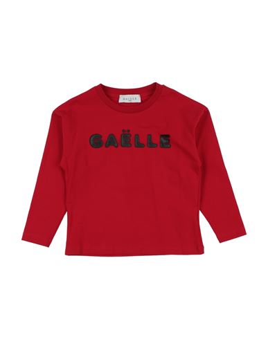Gaelle Paris Babies' Gaëlle Paris Toddler Boy T-shirt Red Size 6 Cotton, Elastane