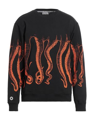 Octopus Man Sweatshirt Black Size Xl Cotton