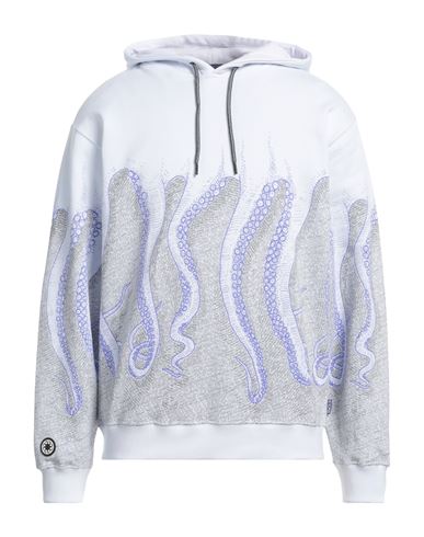 Octopus Man Sweatshirt White Size Xl Cotton