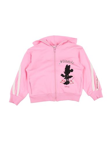 Monnalisa Babies'  Toddler Girl Sweatshirt Pink Size 7 Cotton, Elastane