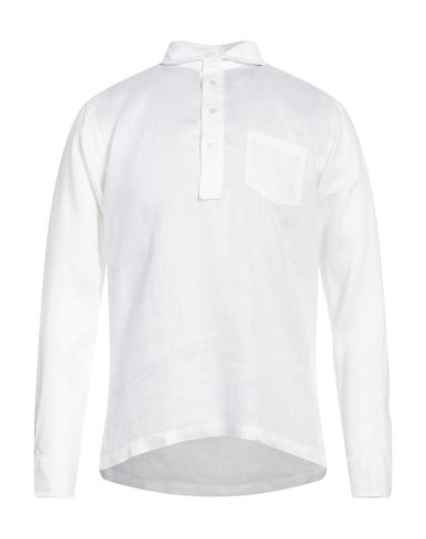 Brian Dales Man Shirt White Size 15 ½ Linen