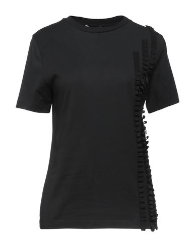 Ferragamo Woman T-shirt Black Size S Cotton, Viscose