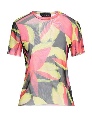 Louisa Ballou Woman T-shirt Fuchsia Size S Polyester, Elastane In Pink