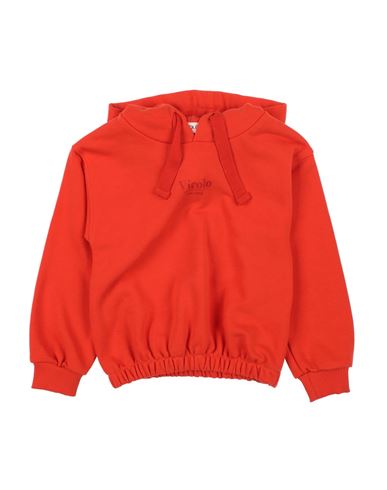 Vicolo Babies'  Toddler Girl Sweatshirt Orange Size 4 Cotton, Polyester