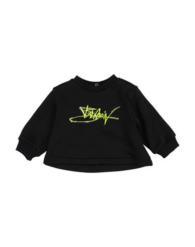 Balmain Babies'  Newborn Girl Sweatshirt Black Size 3 Textile Fibers