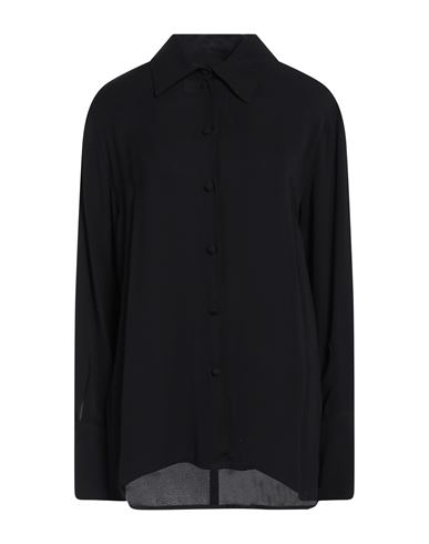 Pink Memories Woman Shirt Black Size 4 Viscose In Black