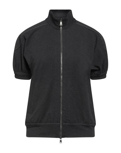 Brunello Cucinelli Woman Sweatshirt Steel Grey Size Xs Cotton, Elastane, Ecobrass