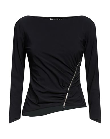 Chiara Boni La Petite Robe Woman T-shirt Black Size 4 Polyamide, Elastane