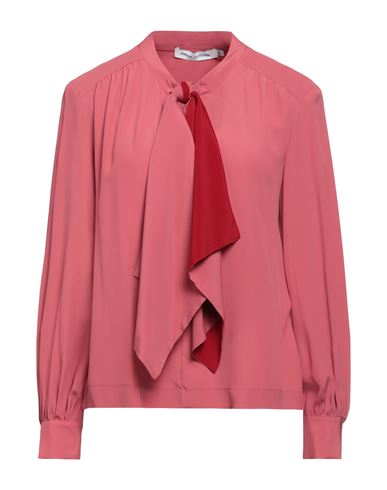 Simona Corsellini Woman Top Pink Size 6 Acetate, Silk