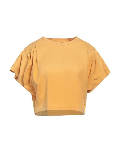 Isabel Marant Woman T-shirt Mustard Size M Cotton In Yellow