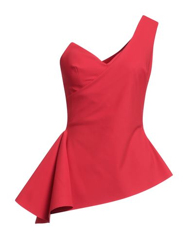 Chiara Boni La Petite Robe Woman Top Red Size 2 Polyester, Polyamide, Elastane