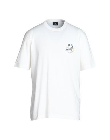 Ps By Paul Smith Ps Paul Smith Man T-shirt White Size Xl Organic Cotton