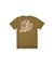 2 / 4 - 短袖 T 恤 男士 21052 52 30/1 COTTON JERSEY ‘STREAM WADING ONE’ PRINT, GARMENT DYED Back STONE ISLAND JUNIOR
